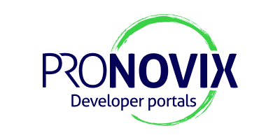 Pronovix logo with a green circle