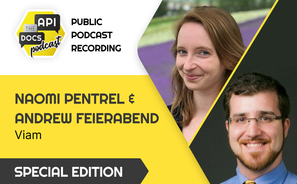 Profile image of Naomi Pentrel and Andrew Feierabend with additional episode information