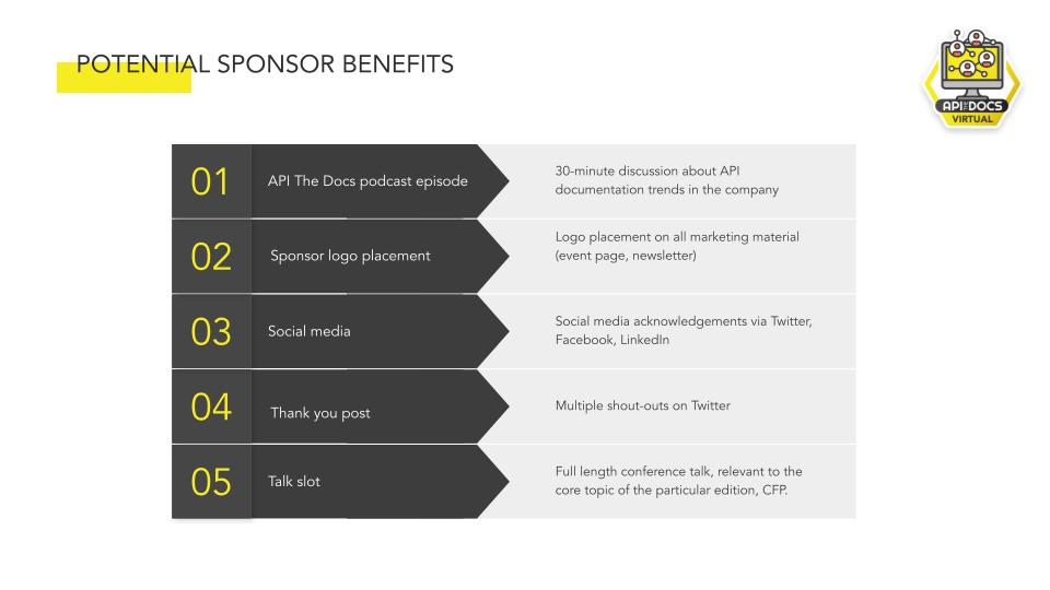 sponsor benefits