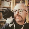 Marco Spinello profile image and a cat